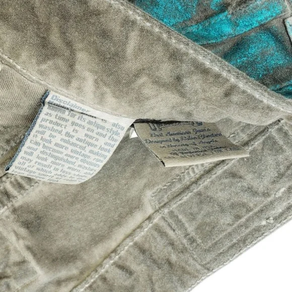 NEW Men's ROBIN'S JEAN Straight Leg Foiled Jeans